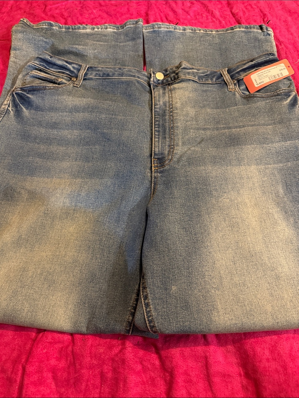 High-Rise Blue Wide Leg Women's Jeans